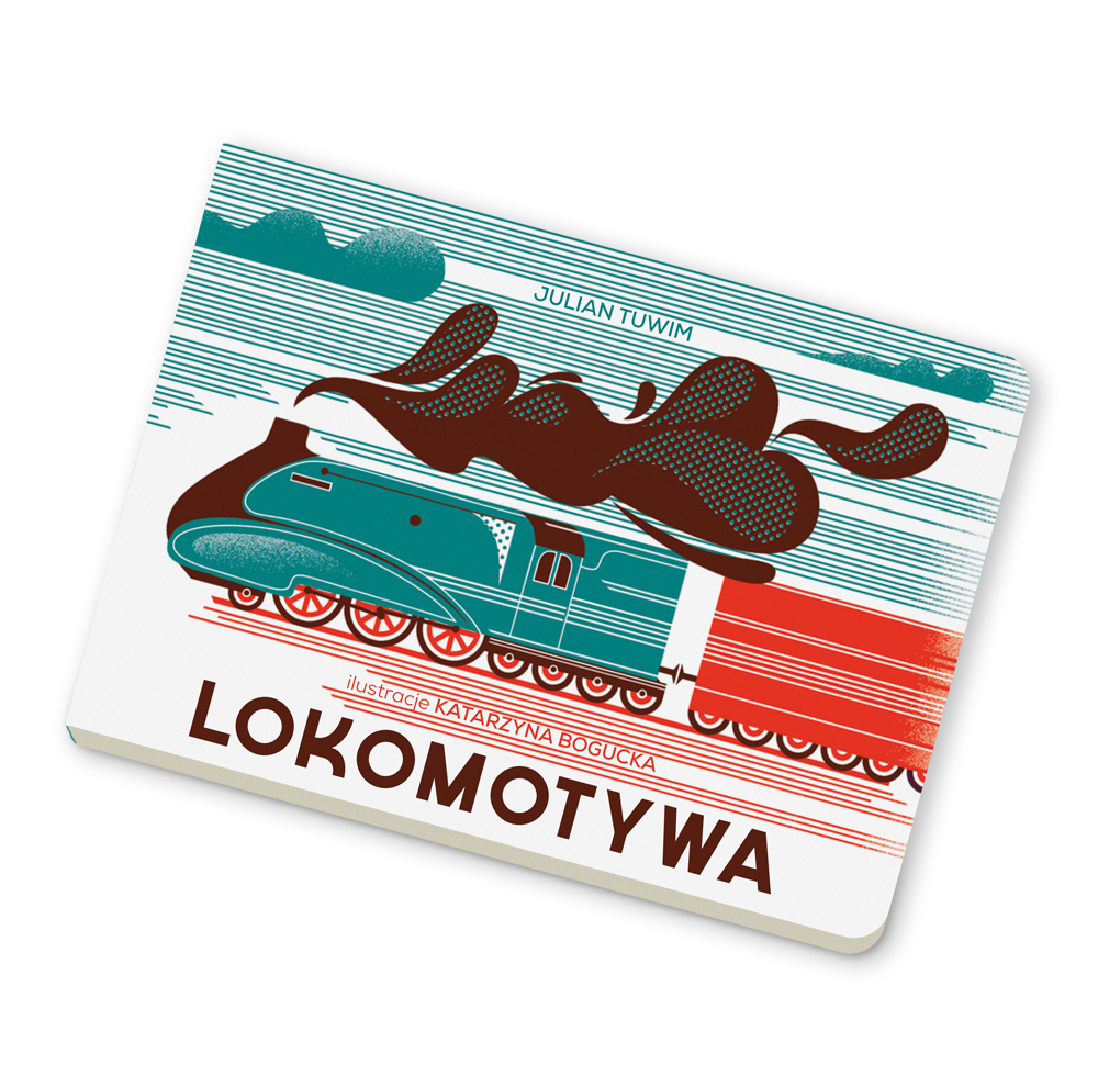 Książeczka kartonowa Lokomotywa