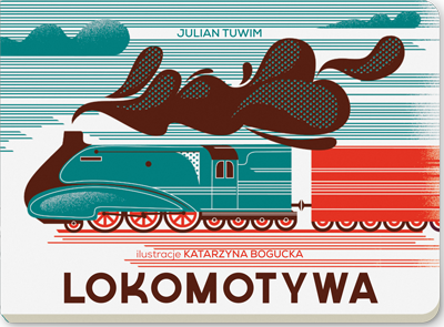 Zdjęcie okładki Książeczki kartonowej Lokomotywa Juliana Tuwima wyd. Visart